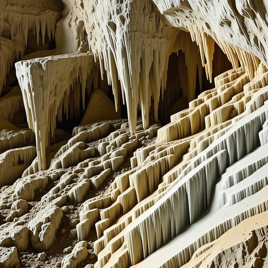 High-resolution 3D LIDAR scan image showing Škocjan Caves underground river and karst formations with scientific data
