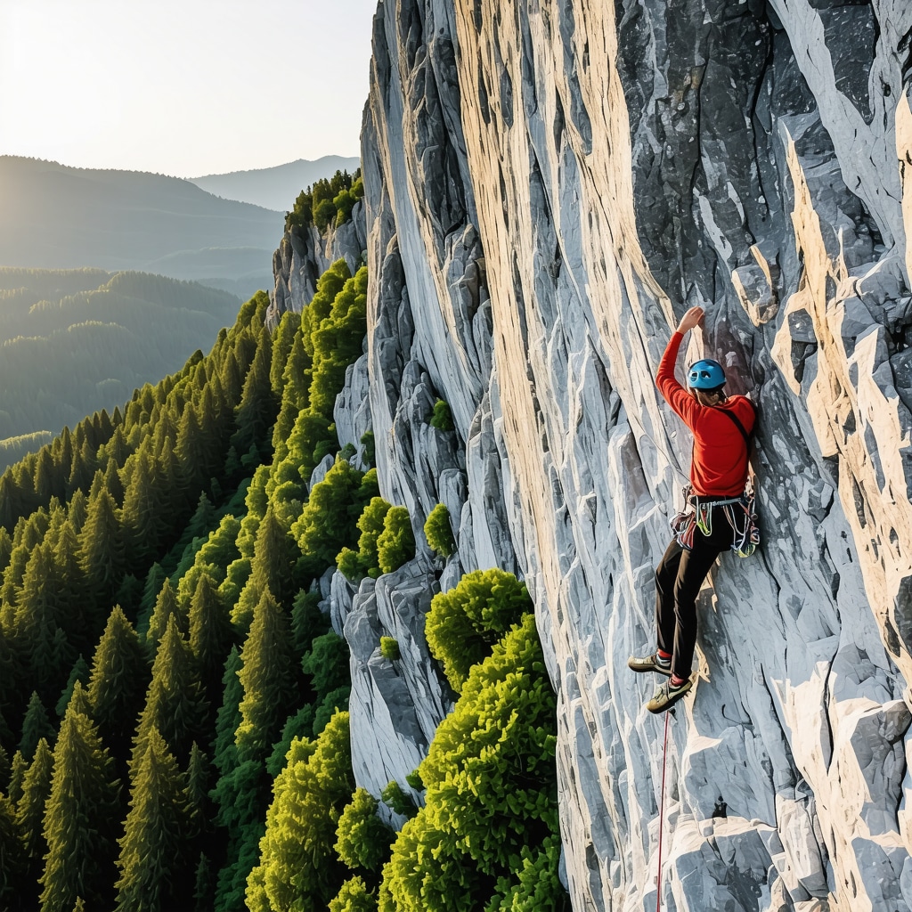 Experienced climbers using dynamic ropes and GPS technology for advanced rock climbing in Sokobanja's natural landscape