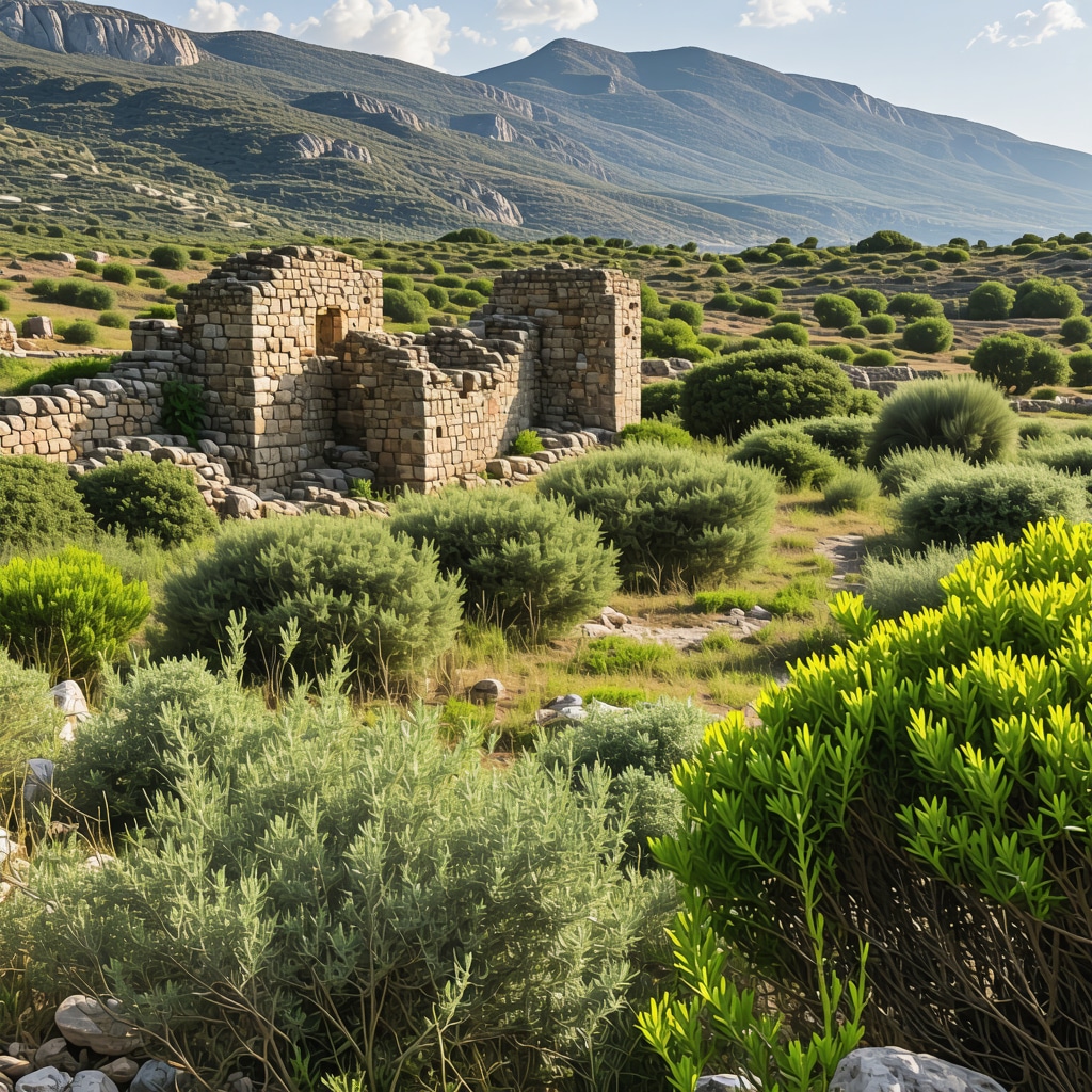 Girit'te sürdürülebilir turizm konseptiyle antik kalıntılar ve doğal ortamın birleşimi