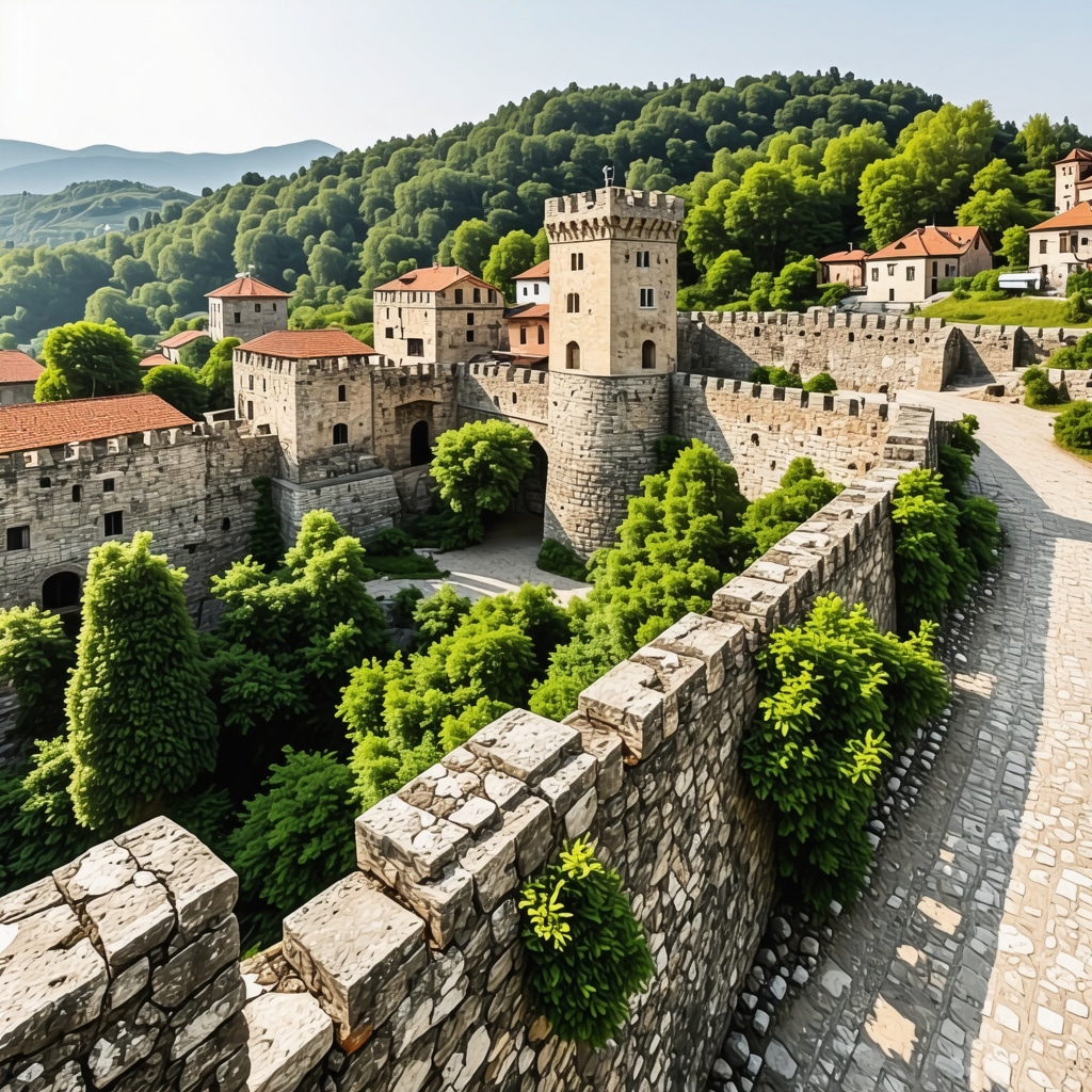 Augmented reality visualization of Jajce Castle and surrounding nature for enhanced tourist experience