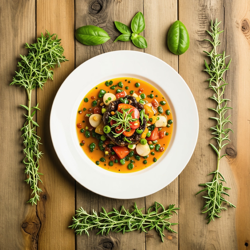 Innovative Balkan cuisine dish combining traditional ingredients and modern techniques in Cluj-Napoca