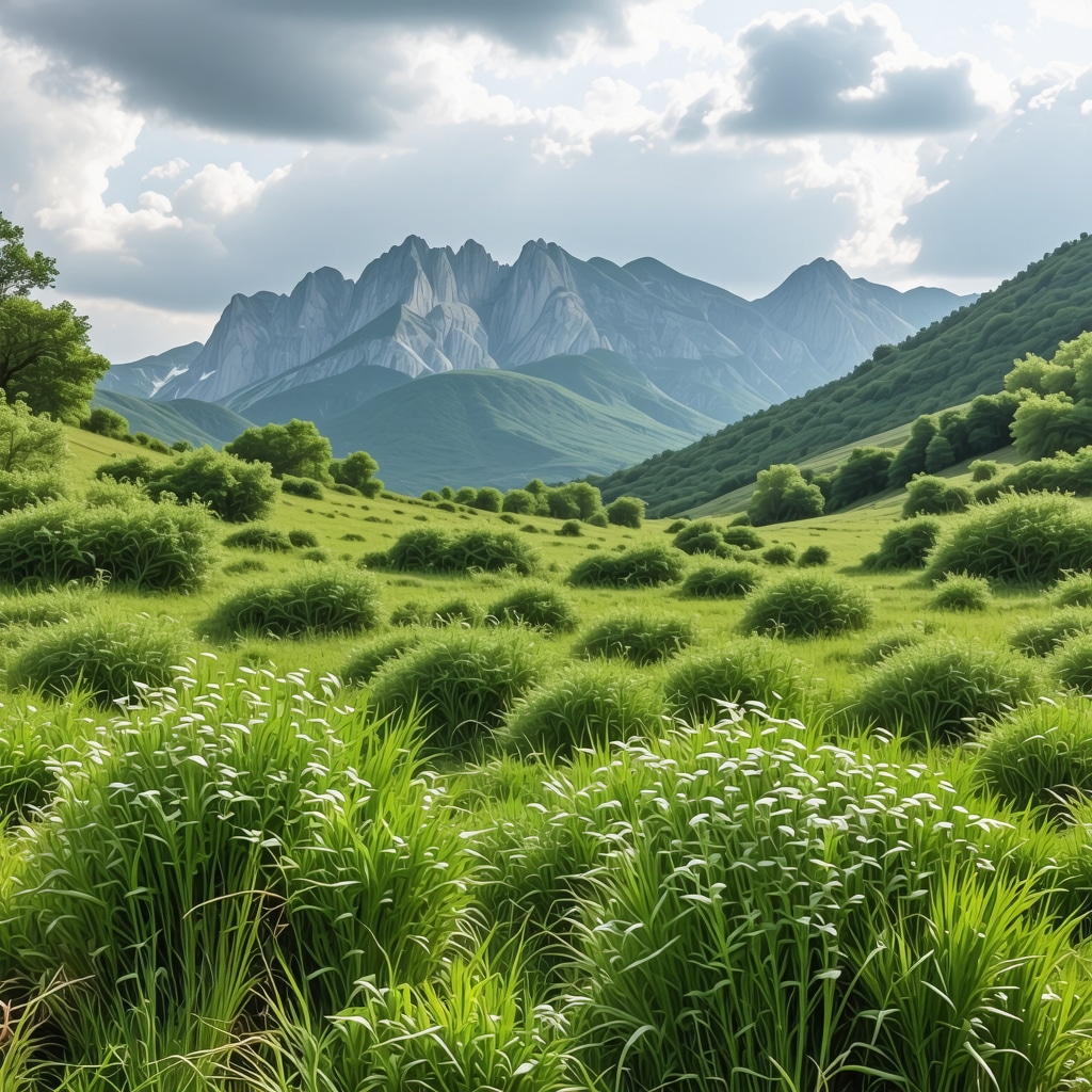 Lovćen National Park showcasing endemic plants and wildlife with mountain landscape
