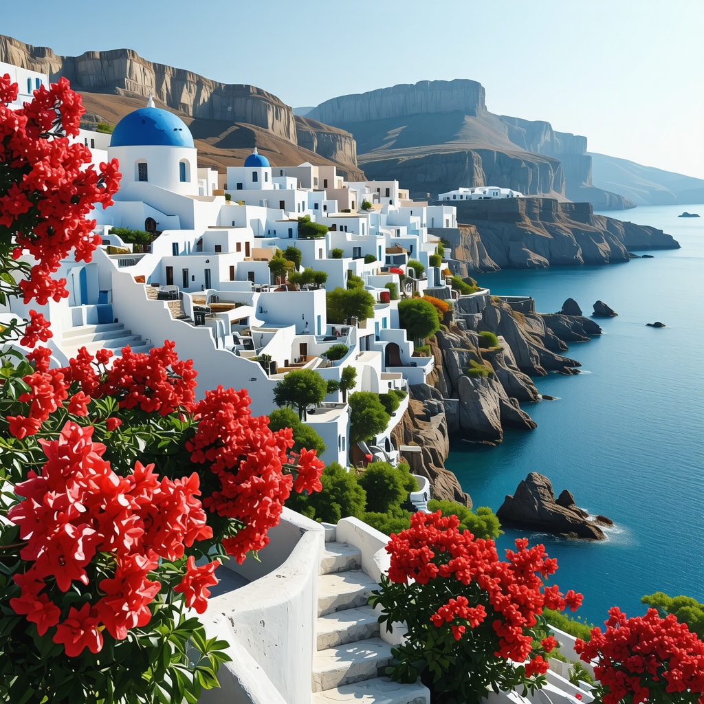 Santorini'nin Doğa Harikaları ve Tarihi Mekanları