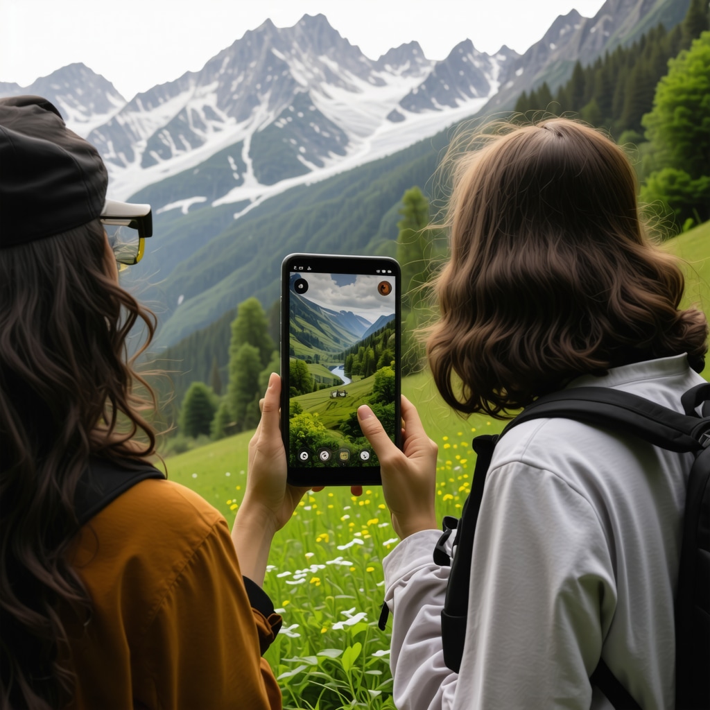 Tourists using augmented reality app to explore Gostivar's natural and cultural landmarks