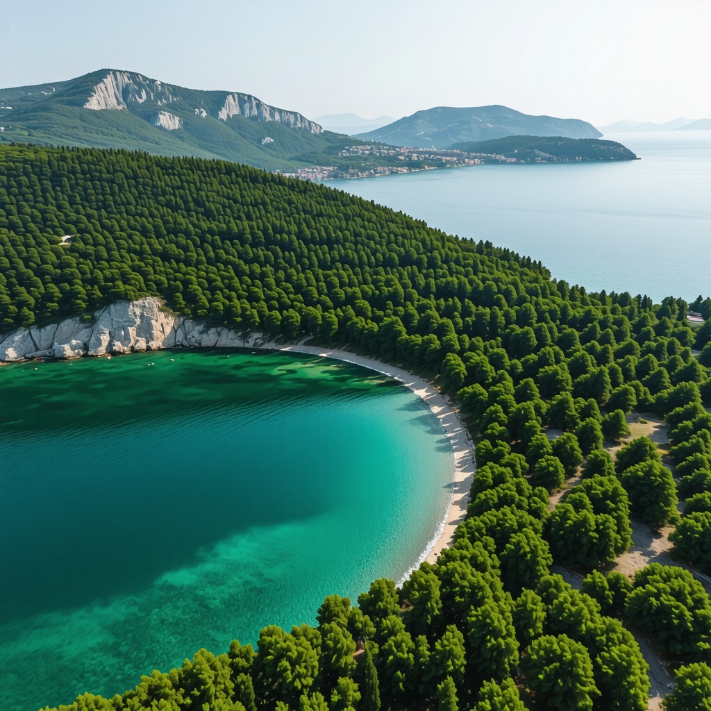 Budva sahillerinde deniz, çam ormanları ve sürdürülebilir turizm altyapısı