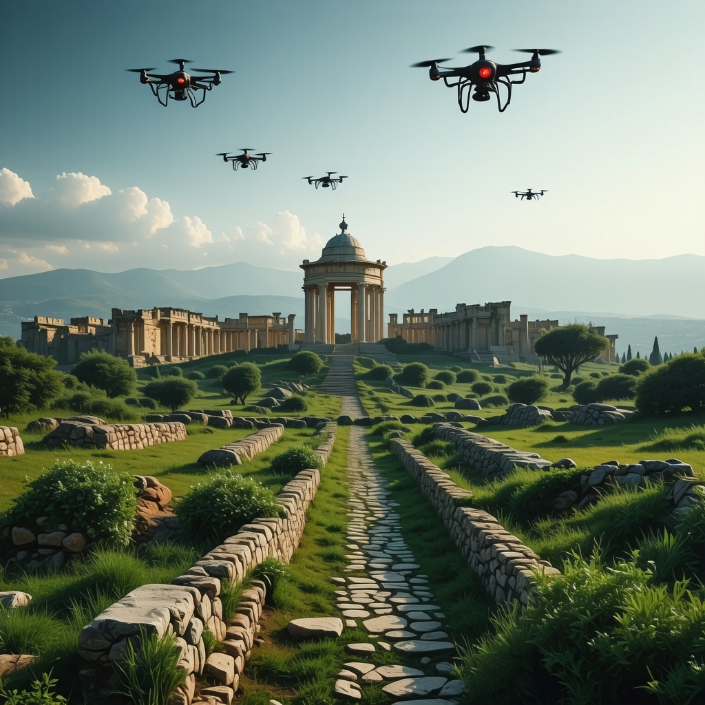 Augmented reality and drone technology enhancing tourism experiences at ancient ruins and natural parks in Izmir