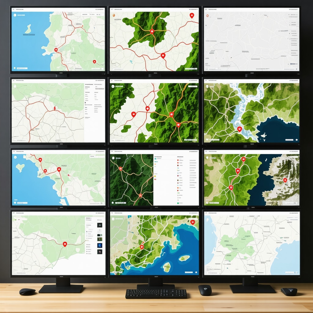GIS control room with real-time data on İzmir hiking trails and environmental monitoring