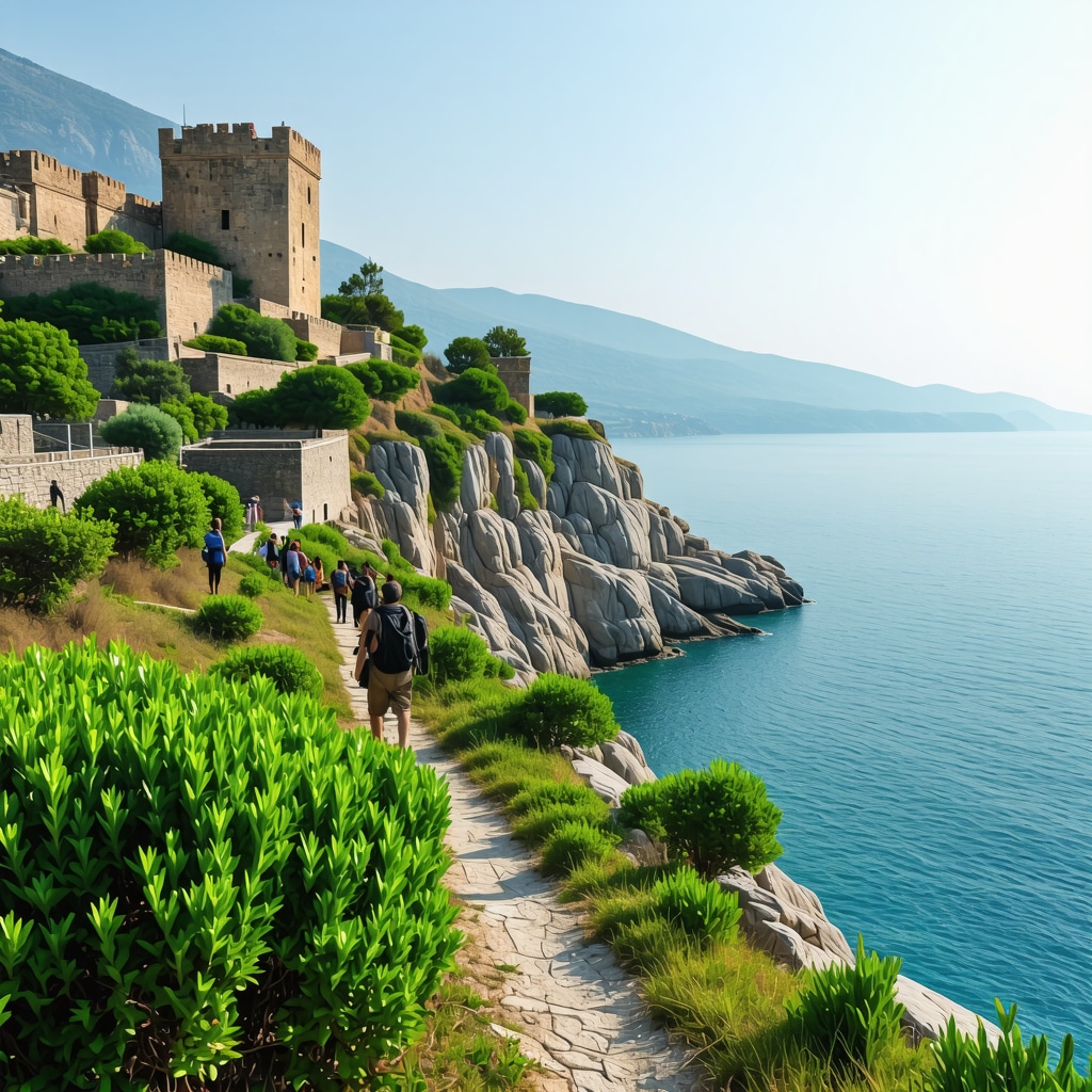 Nafplio'nun Tarihi Kalesi ve Sahil Doğa Yürüyüşleri