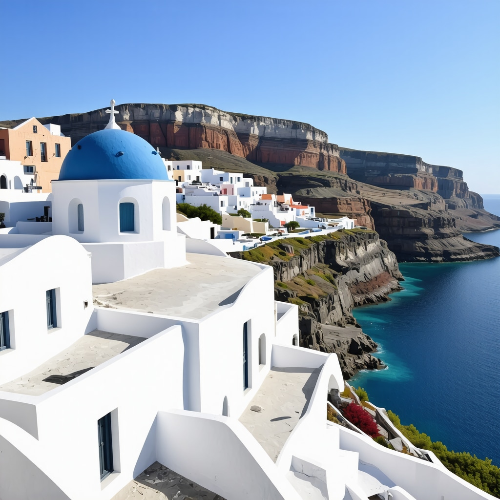 Santorini'nin Doğa Manzaraları ve Tarihi Keşifler
