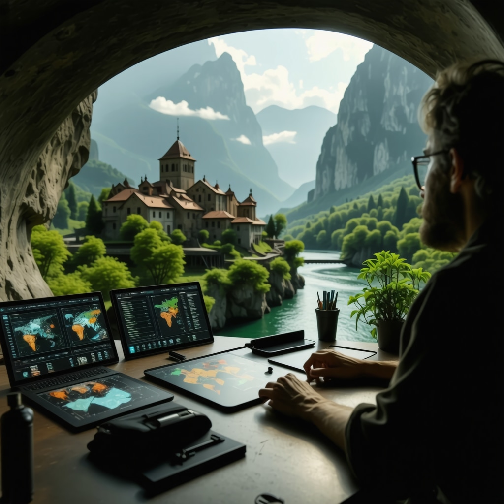 Visualization of a smart tourism control center with digital dashboards and community engagement in Blagay