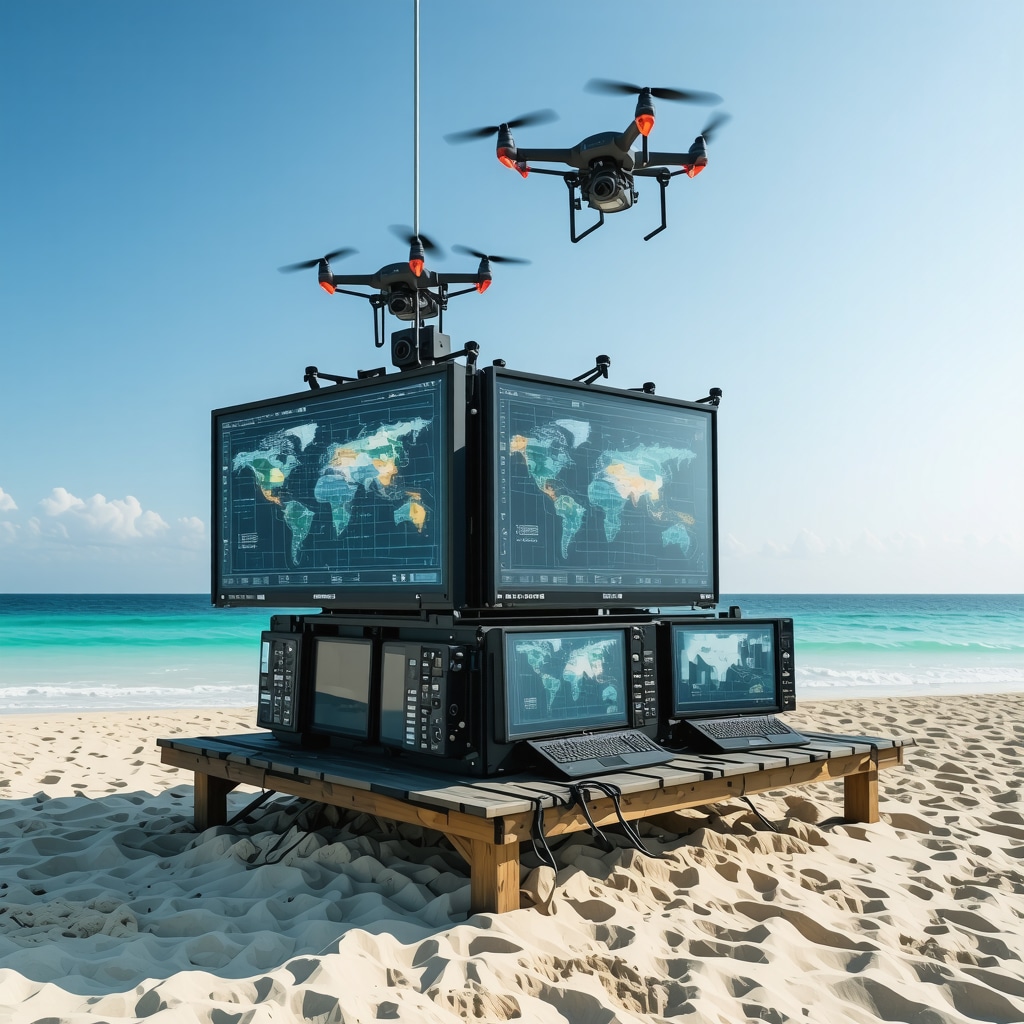Mamaia sahilinde drone ve yapay zeka destekli deniz ekosistemi izleme teknolojisi
