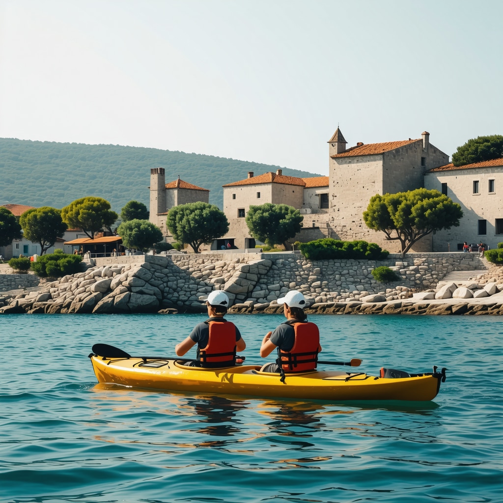 Trogir Sahillerinde Doğa Sporları ve Tarihi Mekan Gezileri
