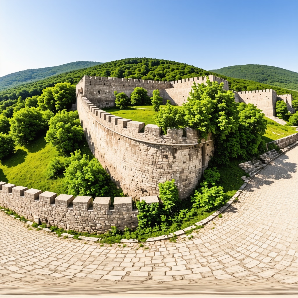 Vişegrad Kalesi surları, artırılmış gerçeklik ile tarihi ve doğal unsurların dijital gösterimi
