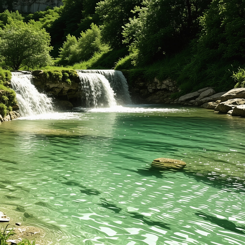 Vrnjačka Banja termal suları çevresinde yemyeşil ormanlar ve doğa manzarası