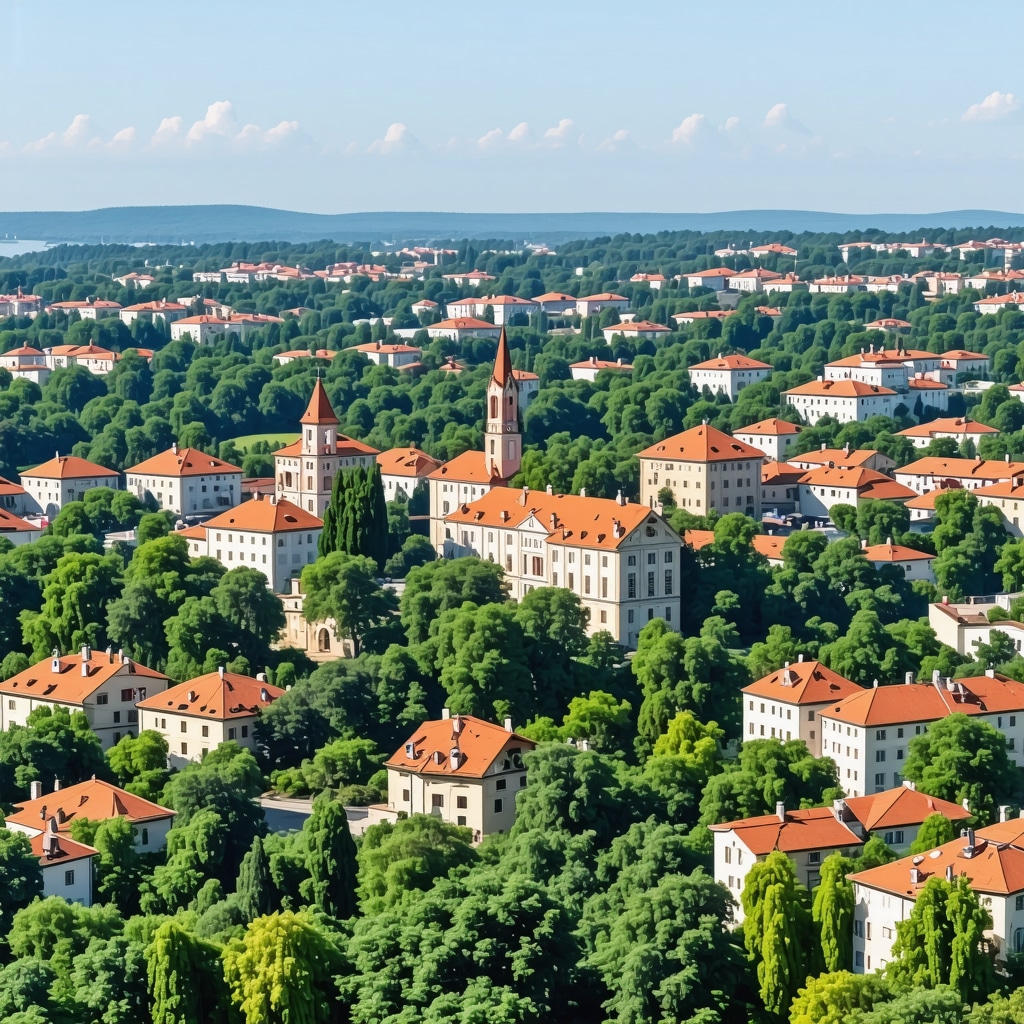 Satellite and drone imagery monitoring Novi Sad's cultural and natural heritage