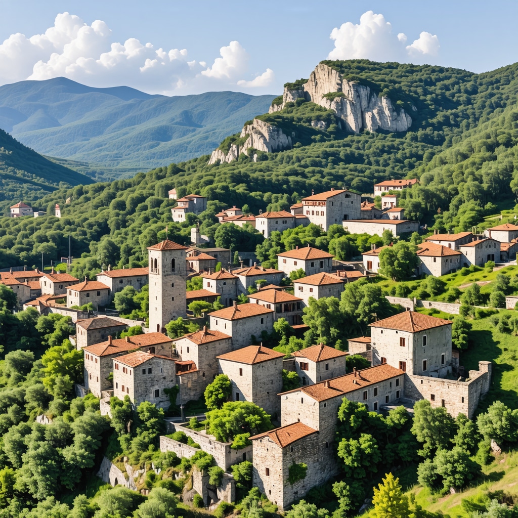 Bosnian landscapes with historic sites highlighting conservation efforts.