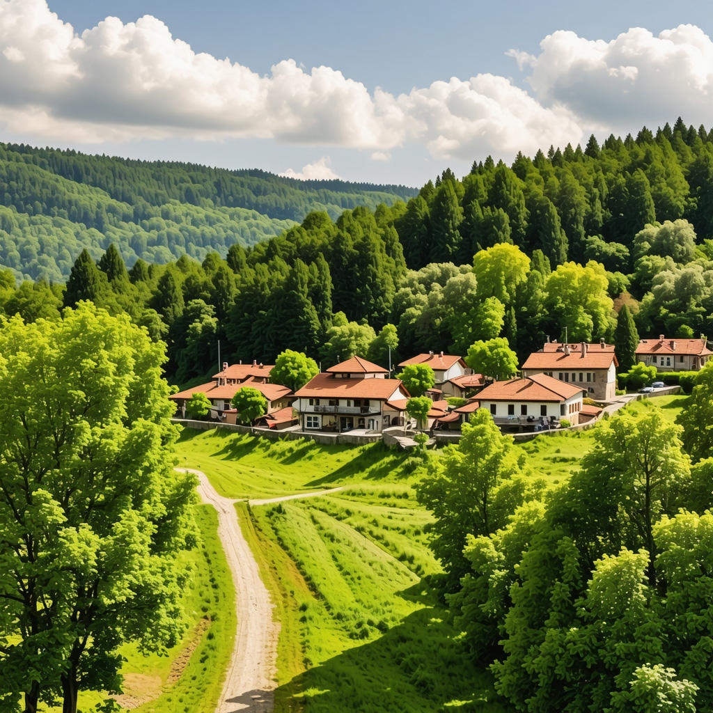 Gostivar ve Tetova arasında doğa ve kültür zenginliği ile dolu bir panoramik manzara