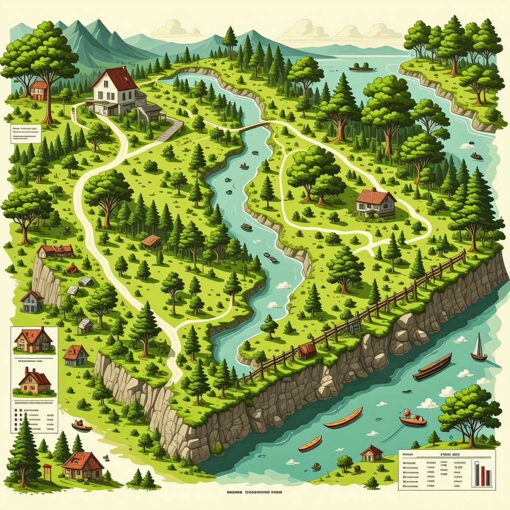 Illustration of sustainable ecosystem management strategies in Novi Sad