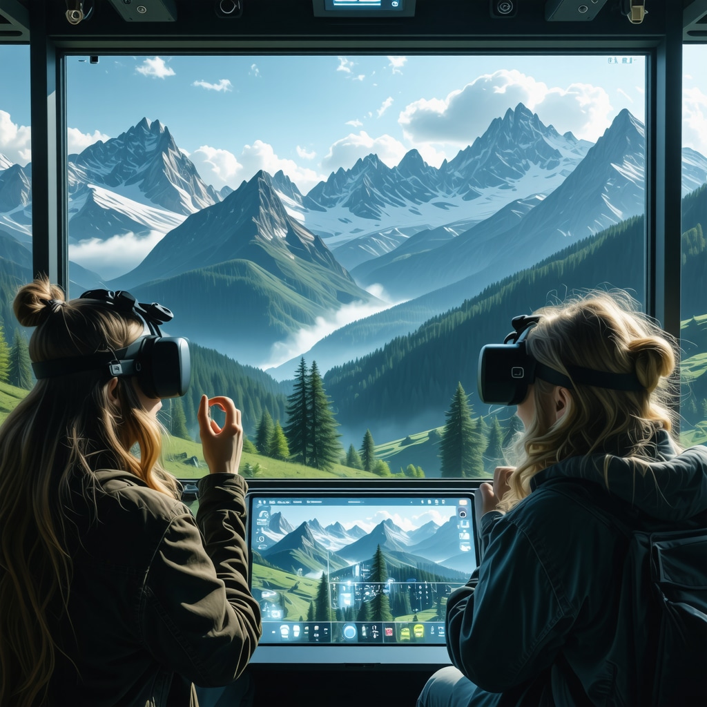 Turistler Kruševo dağlarında artırılmış gerçeklik cihazları kullanarak sürdürülebilir turizm deneyimi yaşıyor