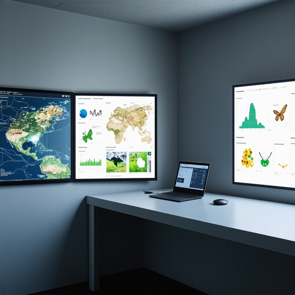 Advanced biosensors and digital displays in a lab monitoring biodiversity in Šibenik nature parks