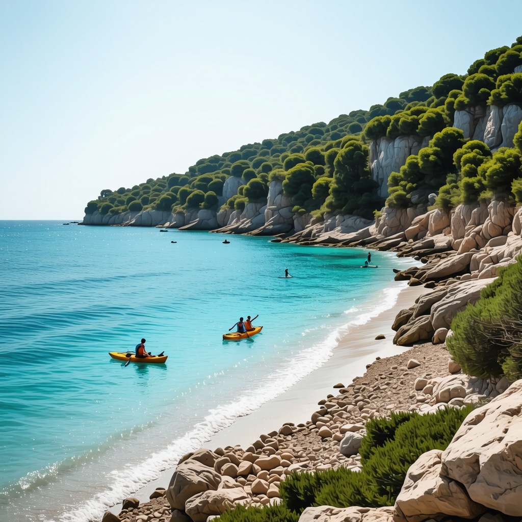 Sveti Stefan Sahilinde Doğa ve Deniz Aktiviteleri 2024