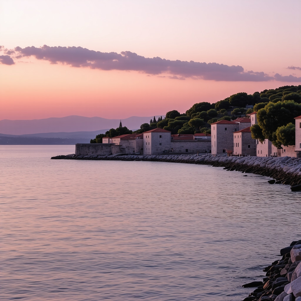 Trogir’de En Güzel Gün Batımı ve Deniz Manzaraları 2024