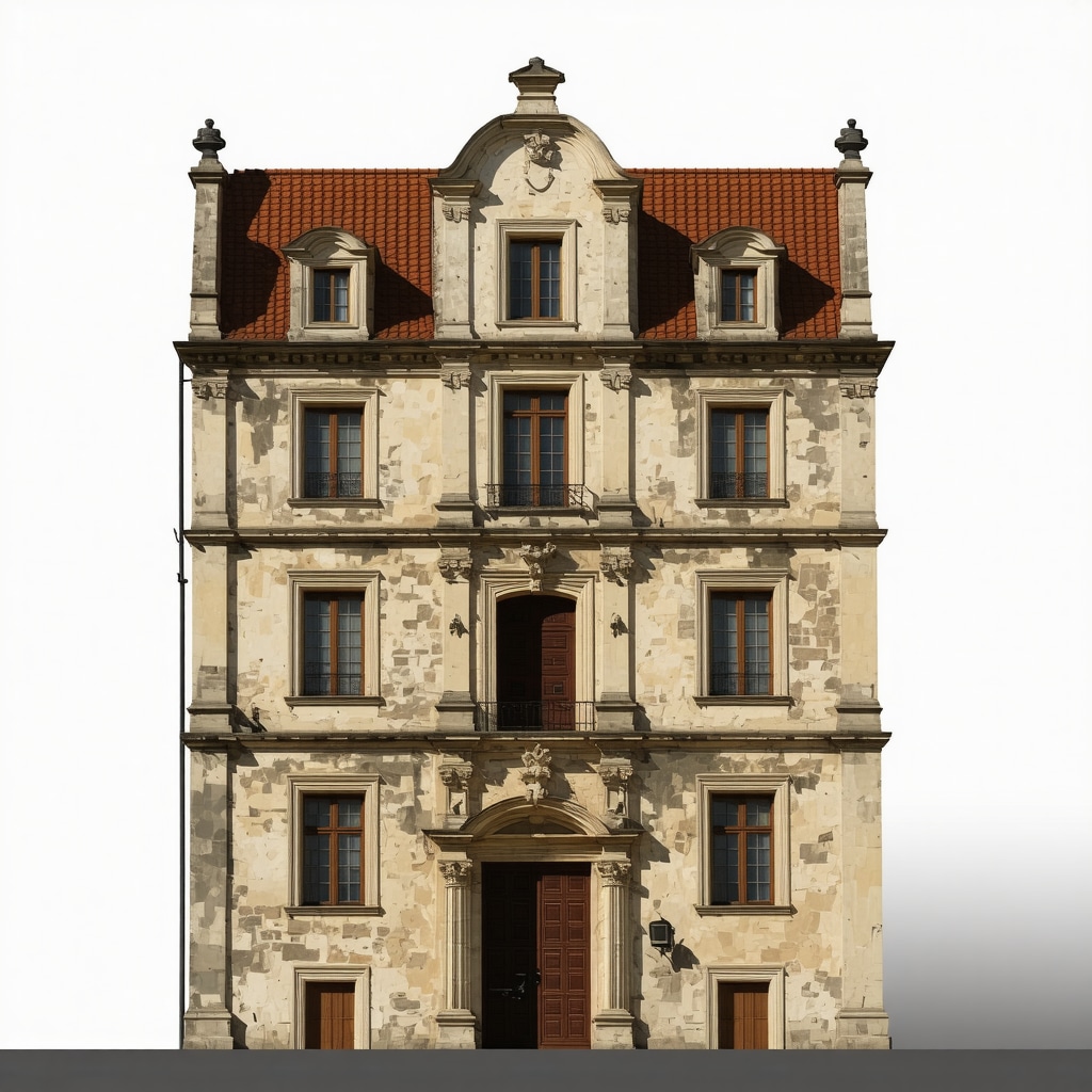 Detailed architectural analysis of historic buildings in Timişoara with archaeological focus.
