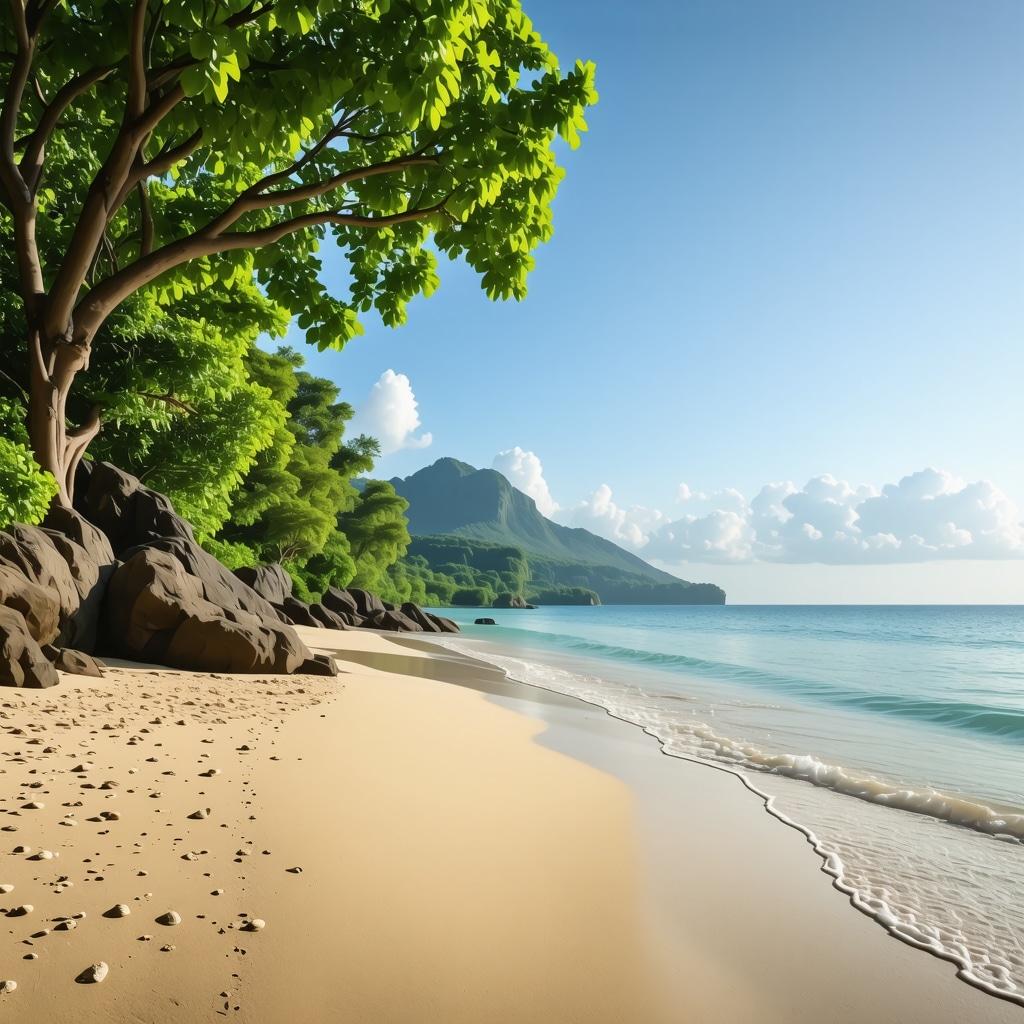 Secluded beaches and lush nature scenery in 2024.