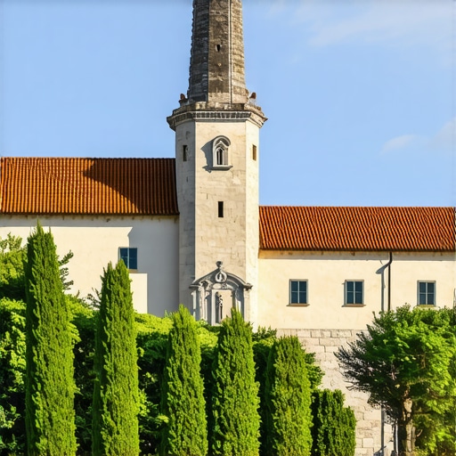 Scenic views of historic castles and landscapes in Celje and Šibenik