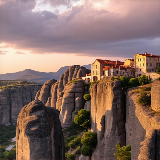 Meteora Manastırları En Güzel Fotoğraf Noktaları ve Gün Batımı İzlenimleri