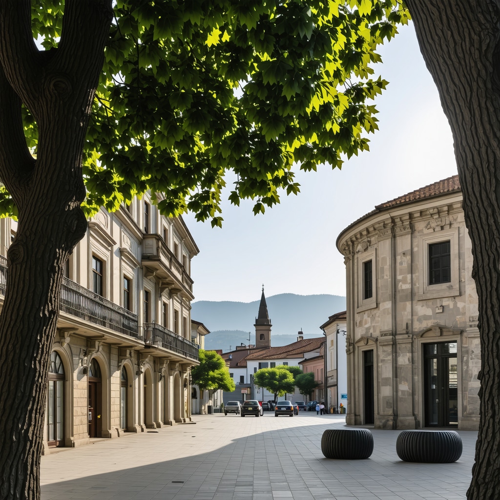 Kale ve tarihi sokakların birleştiği Plovdiv şehri