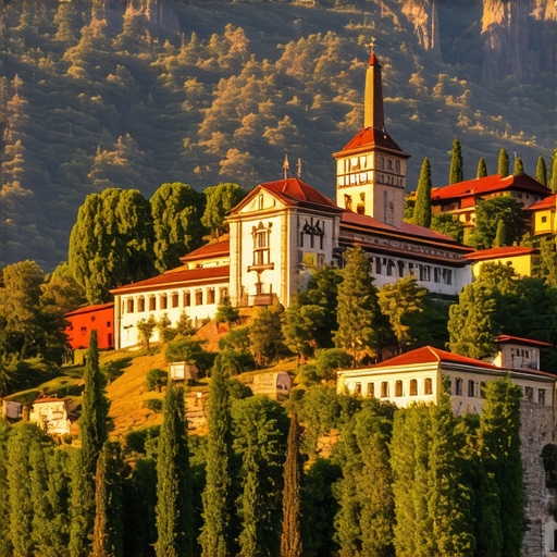 Rila Manastırı, dağlar arasında, doğa ile iç içe, huzurlu ve mistik atmosferiyle