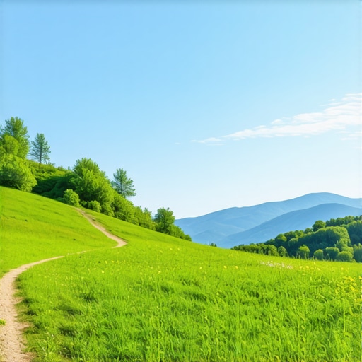Beautiful landscape of Păltiniș and Fırtına Gölü showing hiking trail and lush nature