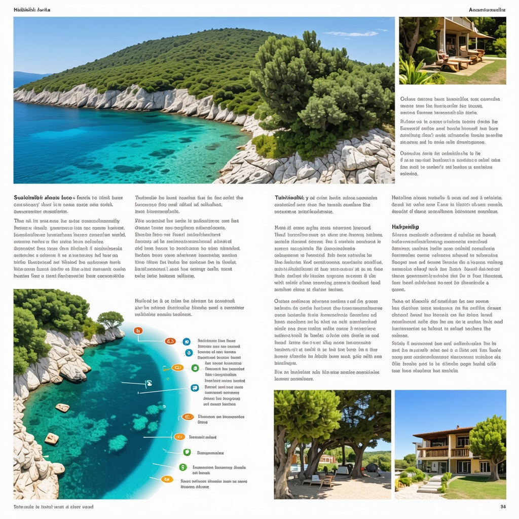 A scenic view of eco-friendly tourism activities in Halkidiki, Greece