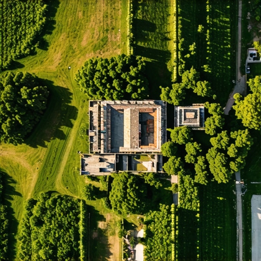 An aerial shot showcasing the lush Balkan mountains and ancient historical sites, highlighting natural beauty and cultural richness.