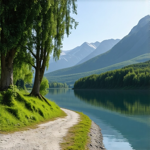 Scenic view of Balkan natural landscape emphasizing ecological balance and sustainable tourism