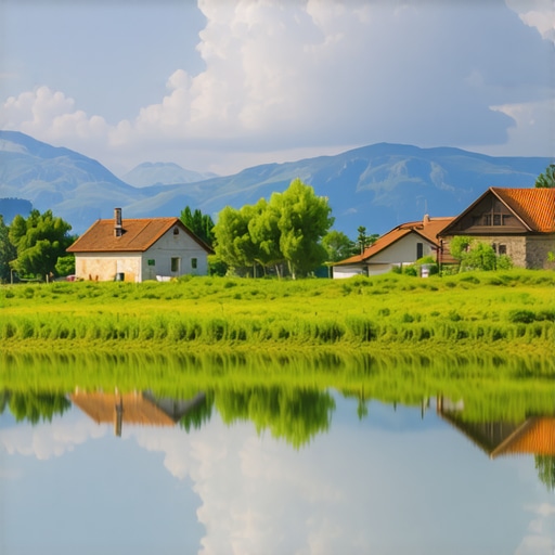 Balkanlar'da doğal güzellikleri gösteren manzara fotoğrafı