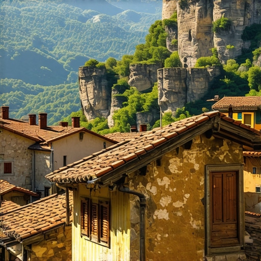 Balkanlar bölgesindeki muhteşem doğal ve tarihî mekanlar, dağlar ve eski köyler