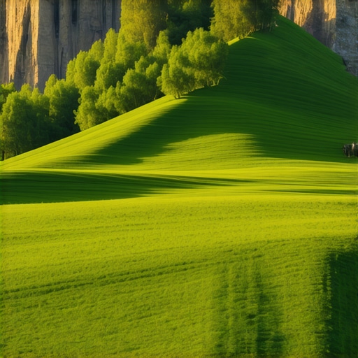 Balkan Dağları Gün Batımında Balkanların dağlık bölgelerinde gün batımı manzarası, yeşil doğa ve açık gökyüzü